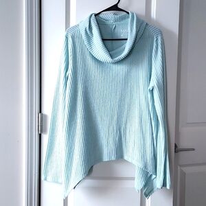 MNY Marc New York Performance turtleneck sweater large green